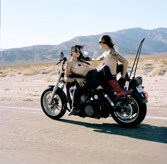 Girls on a motorcycle in Thane