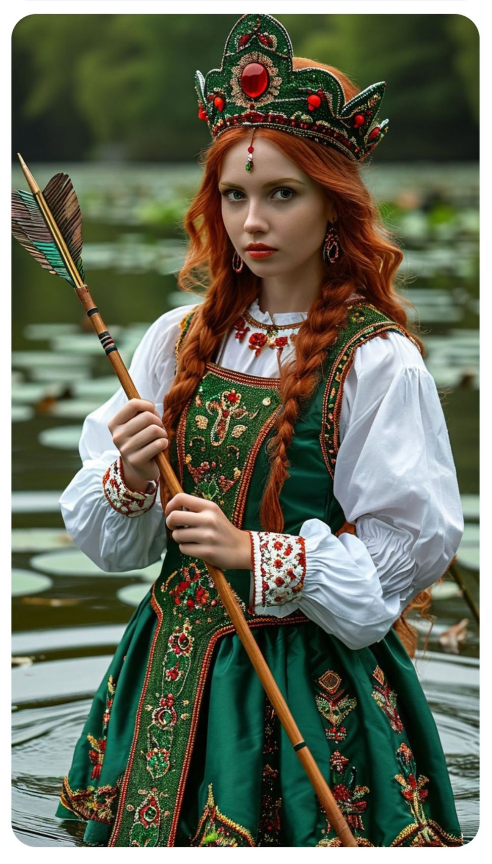 Nude girl Girls in Slavic costumes in Thane